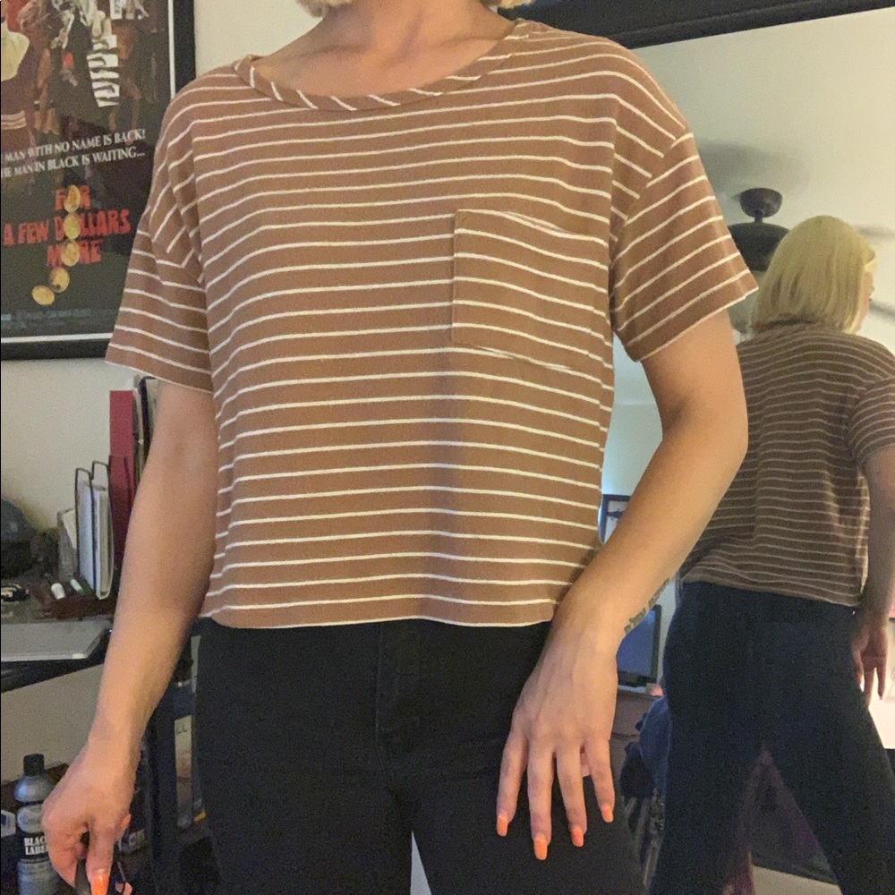 Striped AEO Tee